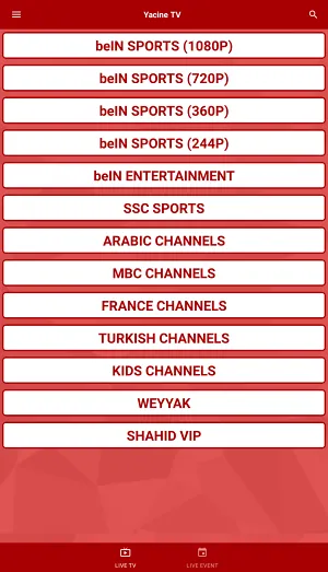 Yacine TV APK Screenshot-1